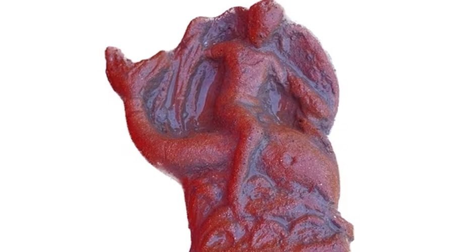 A statue of Eros, the Greek god of love and sex, riding a dolphin was discovered during the excavations.(AP)