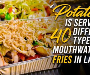 “Potatoes” is offering 40 types of mouthwatering French fries In Landhi