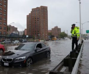 New York torrential downpours trigger flash floods