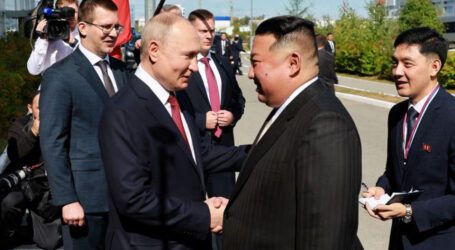 North Korea’s Kim meets Putin in Russia