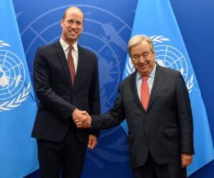 Prince William discusses climate change with UN chief