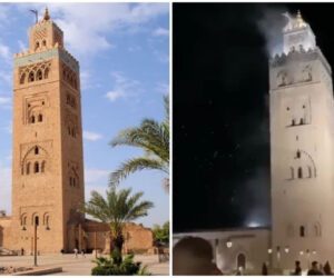 Historical Kutubiyya Mosque damaged in Morocco quake