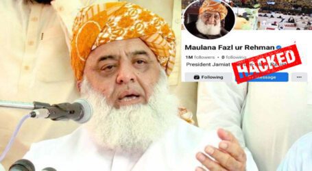 Maulana Fazl-ur-Rehman’s official Facebook account hacked