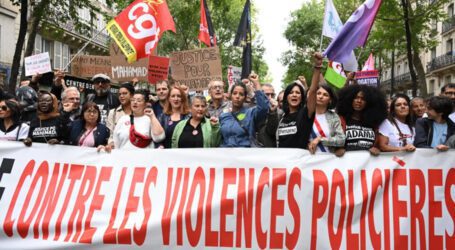 Thousands gather across France to denounce police brutality and racism