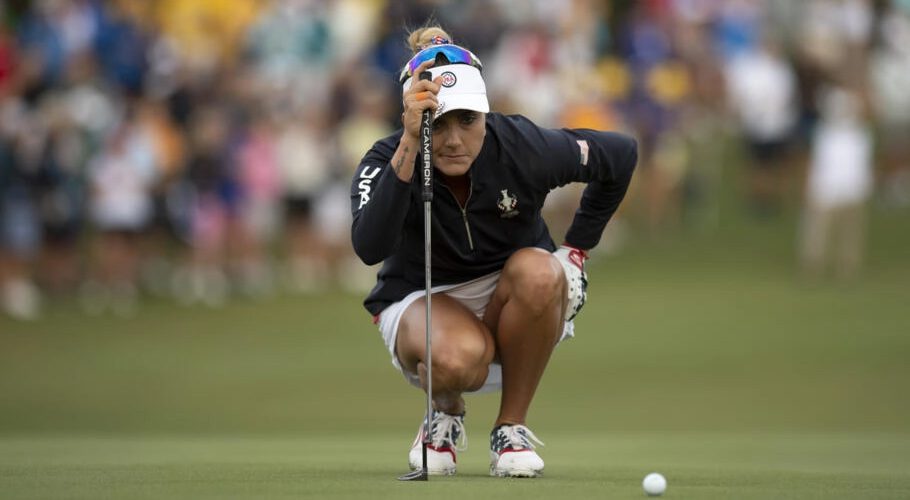 Lexi Thompson delivered for the USA in the opening match © JORGE GUERRERO / AFP