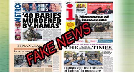 Israeli claim of Hamas beheading 40 babies turns out to be false