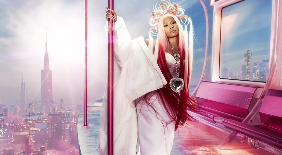 This cover image released by Money/Republic Records shows “Pink Friday 2” by Nicki Minaj, releasing Dec. 8. (Young Money/Republic Records via AP)