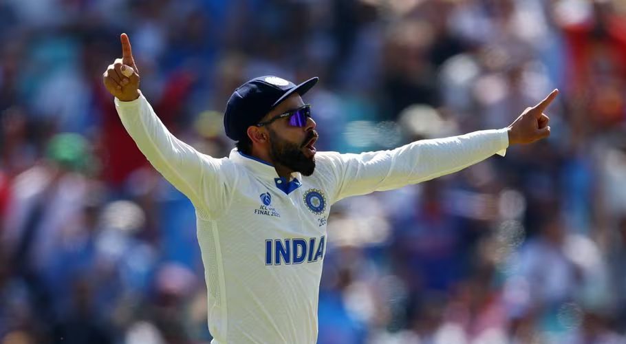 Cricket - ICC World Test Championship Final - Australia v India - The Oval, London, Britain - June 9, 2023 India's Virat Kohli celebrates the wicket of Australia's Usman Khawaja Action Images via Reuters/Paul Childs/File Photo Acquire Licensing Rights