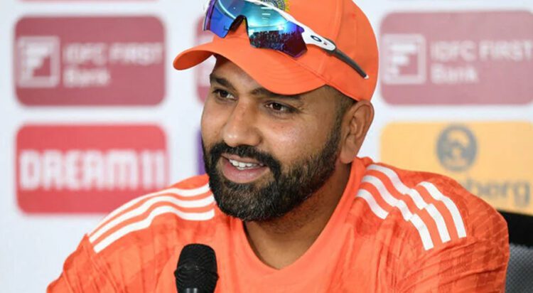 Rohit Sharma in press conference ahead of Dharamsala Test© X (Twitter)