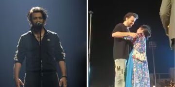 Atif Aslam was interrupted by a fan during his recent concert.