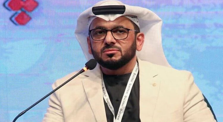 File Bakheet Ateeq Al-Remeithi, the Consul General of the Emirates speaks during an event in Karachi on Dec 1, 2023. —Facebook/acpkhiauc