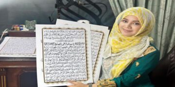 Rabi Pirzada is on year-long mission to write the Holy Quran