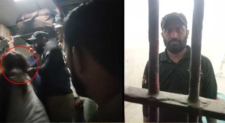 Caption: The woman beaten up by a railway policeman in a train a few days ago was found dead near Channi Goth Railway Station on Sunday.
