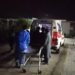Ambulance at the site of incident in Nushki district of Balochistan on Friday, April 12, 2024. (Image: Geo News)