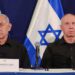 Israeli Prime Minister Netanyahu holds a press conference in Tel Aviv
Israeli prime minister Benjamin Netanyahu and defense minister Yoav Gallant during a press conference in the Kirya military base in Tel Aviv , Israel , 28 October 2023. ABIR SULTAN POOL/Pool via REUTERS/File Photo