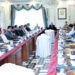 Prime Minister Shehbaz Sharif chairs a meeting regarding Azad Jammu and Kashmir matters in Islamabad on May 13. — PakPMO via @GovtofPakistan