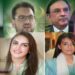 Combo of images shows Asif Ali Zardari—Bilawal Bhutto Zardari, Bakhtawar Bhutto Zardari, and Aseefa Bhutto Zardari, Hussain Nawaz and Pervez Musharraf