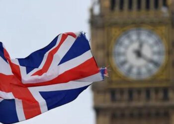 A Union Jack flag flies near the Elizabeth Tower, commonly referred to as Big Ben, at the Houses of Parliament in central London, UK. — AFP/File