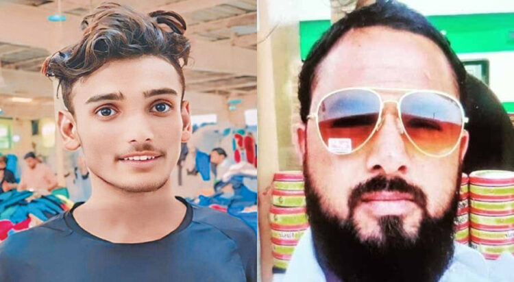 A combo of images show Bismillah Talib and Baqir Ali who became latest victims of robbery violence in Karachi. (Images: Dawn.com/Express News)