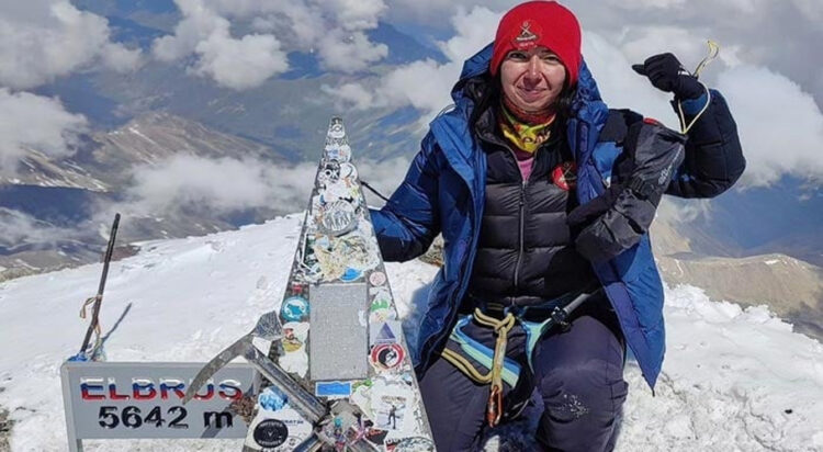 Adventure athlete Samar Khan ascended Mount Elbrus, the highest peak in Europe (Instagram)