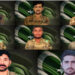 (Clockwise) Pakistan Army's martyred soldiers Lance Naik Sabz Ali, Sepoy Imtiaz Khan, Sepoy Sobhan Majeed, Naib Subedar Muhammad Shehzad, Sepoy Arsalan Aslam, Havildar Shahzad Ahmed, Havildar Zil-e-Hussain and Sepoy Ashfaq Hussain Khan in this image released on July 16, 2024. — ISPR