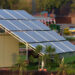 Solar panels installed at a Peshawar park to meet lighting needs. (Image: Dawn.com)