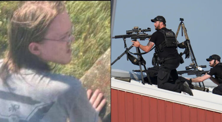 Police snipers return fire after shots were fired while Republican presidential candidate former President Donald Trump was speaking at a campaign event in Butler, Pennsylvania [Gene J Puskar/AP]