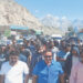 Immigration operations at Khunjerab Pass disrupted; dry port activities suspended as traders stage sit-in at Sost (Image: Dawn)