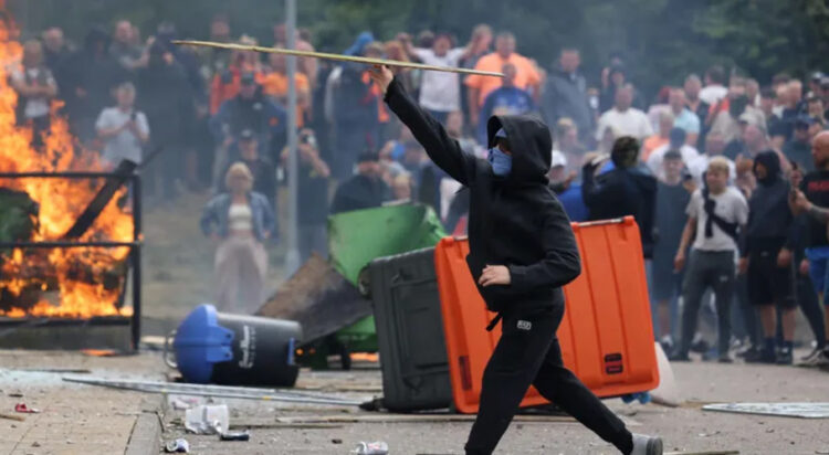 More than 400 arrests have been made during the outbreaks of disorder (Reuters)