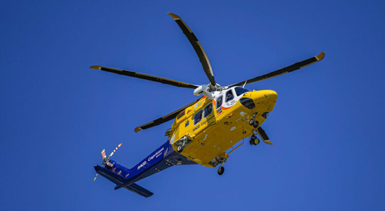 This representational image shows an AW139 helicopter. (Image: babcock.com.au)