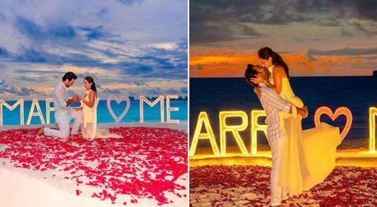 Aadar Jain engaged to Alekha Advani. (Credit: Instagram/aadarjain)