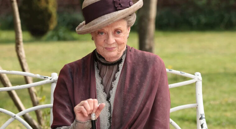 Maggie Smith as the Dowager Countess Grantham in "Downton Abbey."Nick Briggs / PBS