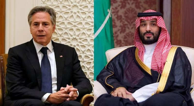 US Secretary of State Antony Blinken with Saudi Crown Prince Mohammed bin Salman || Photo: Middle East Eye