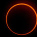 The "ring of fire" effect caused during the annular solar eclipse is seen from Penonome, Panama, on Oct. 14, 2023.Luis Acosta—AFP