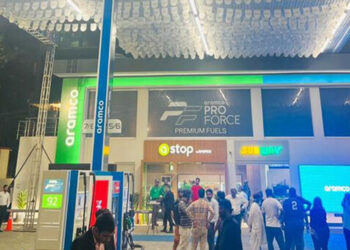 Saudi Aramco's first branded gas station in Lahore on October 29, 2024. (Image: X/@ranjha001)