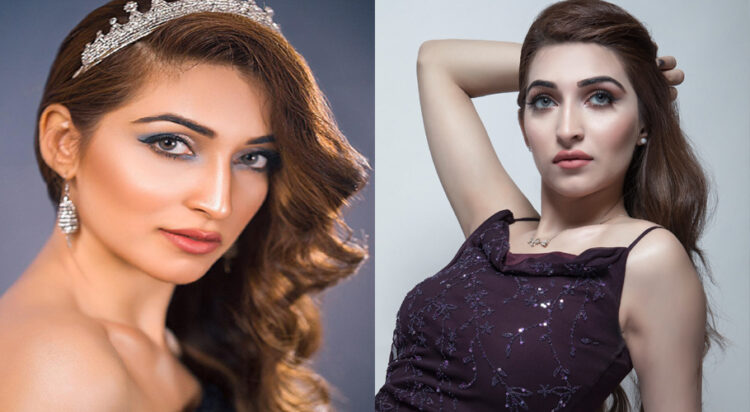 Areej Chaudhary was crowned Miss Pakistan World in 2020. (Image: Facebook/MISS PAKISTAN WORLD)