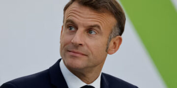 French President Emmanuel Macron attends the opening session of the 19th Summit of the Francophonie at the Grand Palais in Paris, France October 5, 2024. LUDOVIC MARIN/Pool via REUTERS/File Photo
