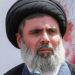 Hashem Safieddine at the funeral of Hezbollah commander Taleb Abdallah on 12 June 2024 (Mohamed Azakir/Reuters)