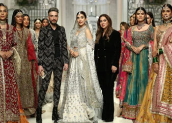 File/ Reema Ahsan Pantene Hum Bridal Couture Week 2022 Collection (Image: bargello.com)