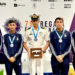 Cadets of Pakistan Navy’s sailing team won the silver medal by securing second position in the 79th International Naval Academy Sailing Competition held in Rio de Janeiro, Brazil (Image: Express News)