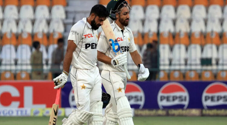 Pakistan cricket team is the first Test side to lose a Test match by an innings despite scoring over 500 runs in the first innings. Image: Reuters