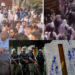 Tensions intensified as students forced their way through campus gates, prompting police to intervene. Demonstrators threw stones as police moved to control the crowd, escalating the confrontation. (Image: Daily Pakistan)