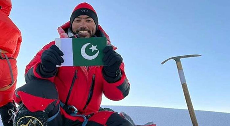 Pakistani mountaineer Sirbaz Khan has made history by becoming the first Pakistani to summit all 14 of the world’s 8,000-metre peaks (APP/File)