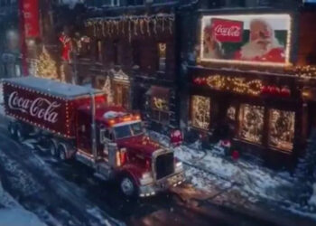 A still from the latest Coca-Cola Christmas adCoca-Cola via Forbes.com