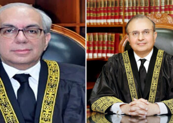 Justice Mansoor Ali Shah and Justice Munib Akhtar (SC Website)