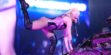 Lady Gaga performs at Dodger Stadium in California in 2022. (Image: Jeff Kravitz/Getty Images for Live Nation)