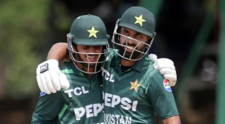 Saim Ayub scored the fastest ODI century by a Pakistani not called Shahid Afridi  •  Associated Press