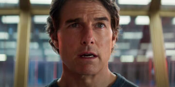 Tom Cruise in Mission Impossible: The Final Reckoning. Photograph: YouTube