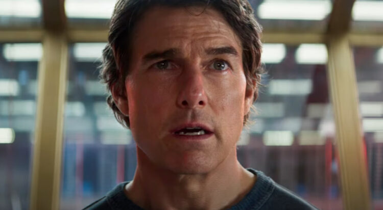 Tom Cruise in Mission Impossible: The Final Reckoning. Photograph: YouTube