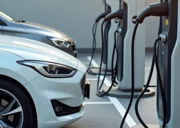 This undated image shows electric vehicle charging station. (Credit: ielts.net)